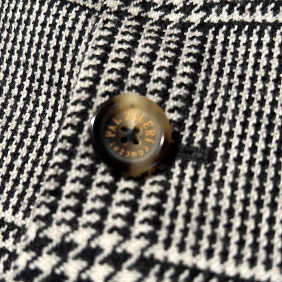 PAL ZILERI | Grey classic check oversized fall designer blazer coat - Picture 16 of 17
